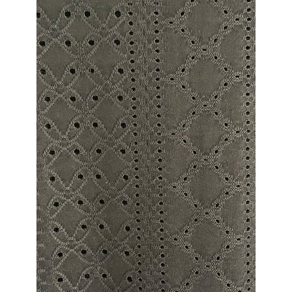 Size 3X 22 24 BLACK EYELET LANTERN SLEEVE DRESS All-Season Special Occasion PLUS - Picture 6 of 9